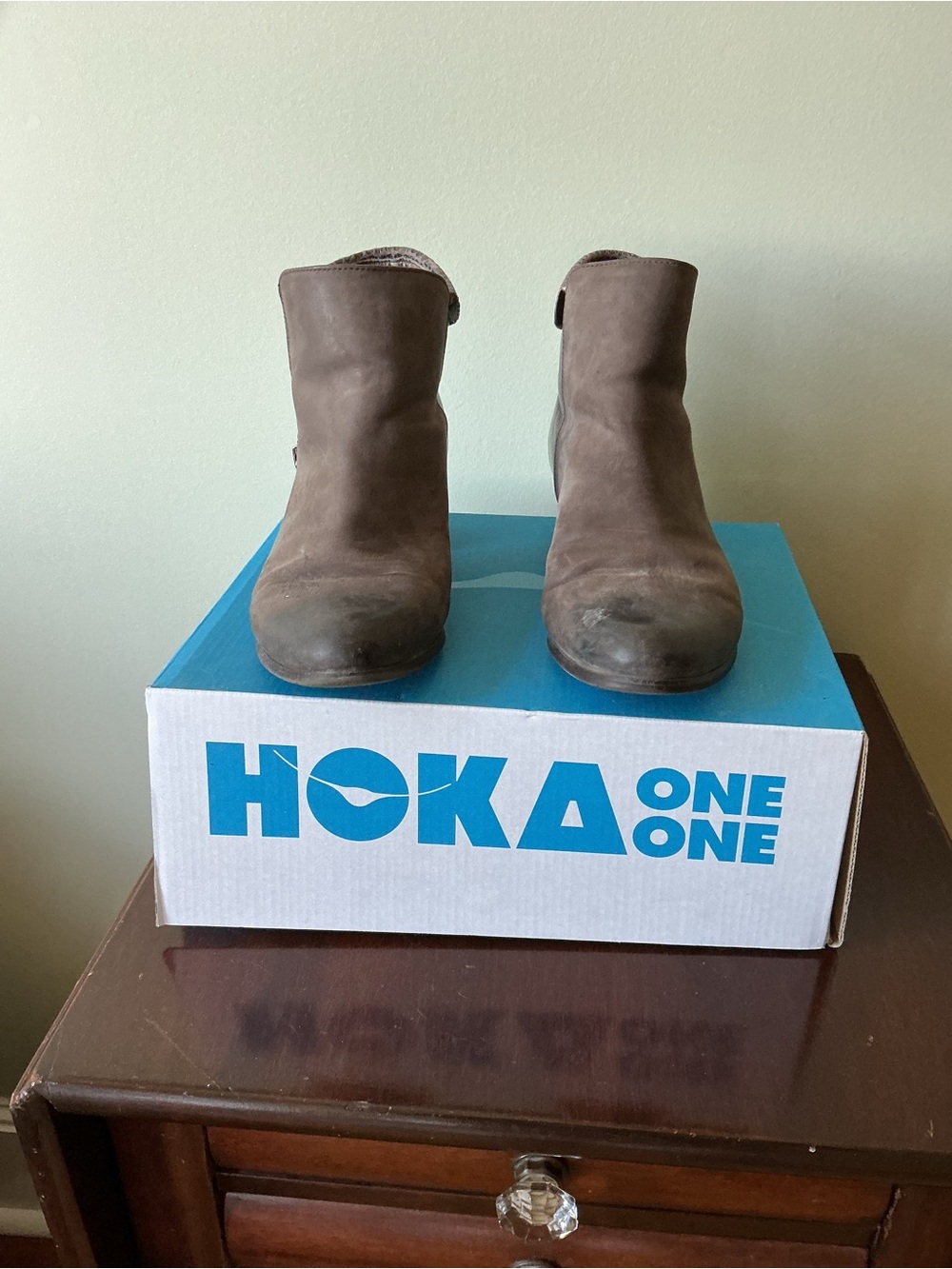Brown Suede Ankle Boots